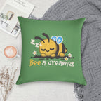 Bee A Dreamer Soft High-Density Material Throw Pillow