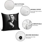 Al Pacino Art Soft Reinforced Edging Throw Pillow