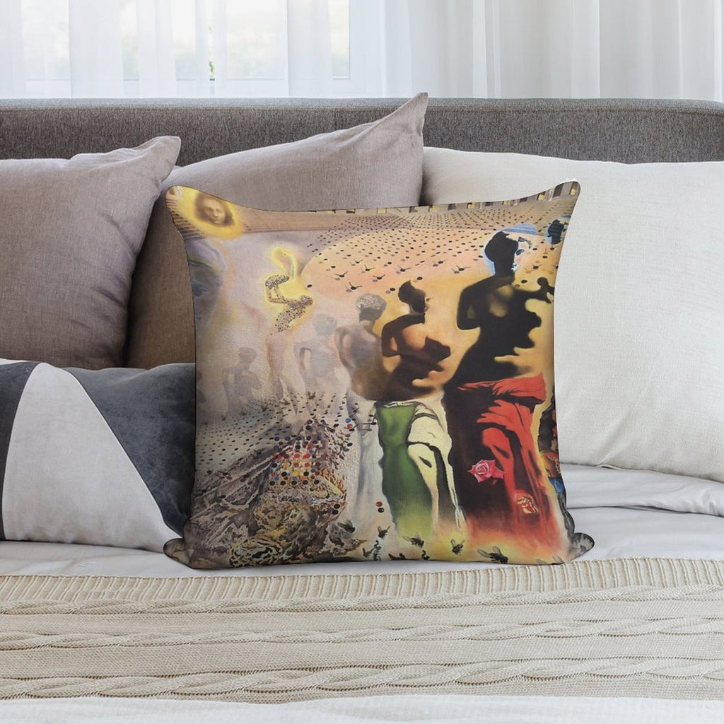 The Hallucinogenic Toreador-Salvador Dali Soft Ultra-Soft Texture Throw Pillow