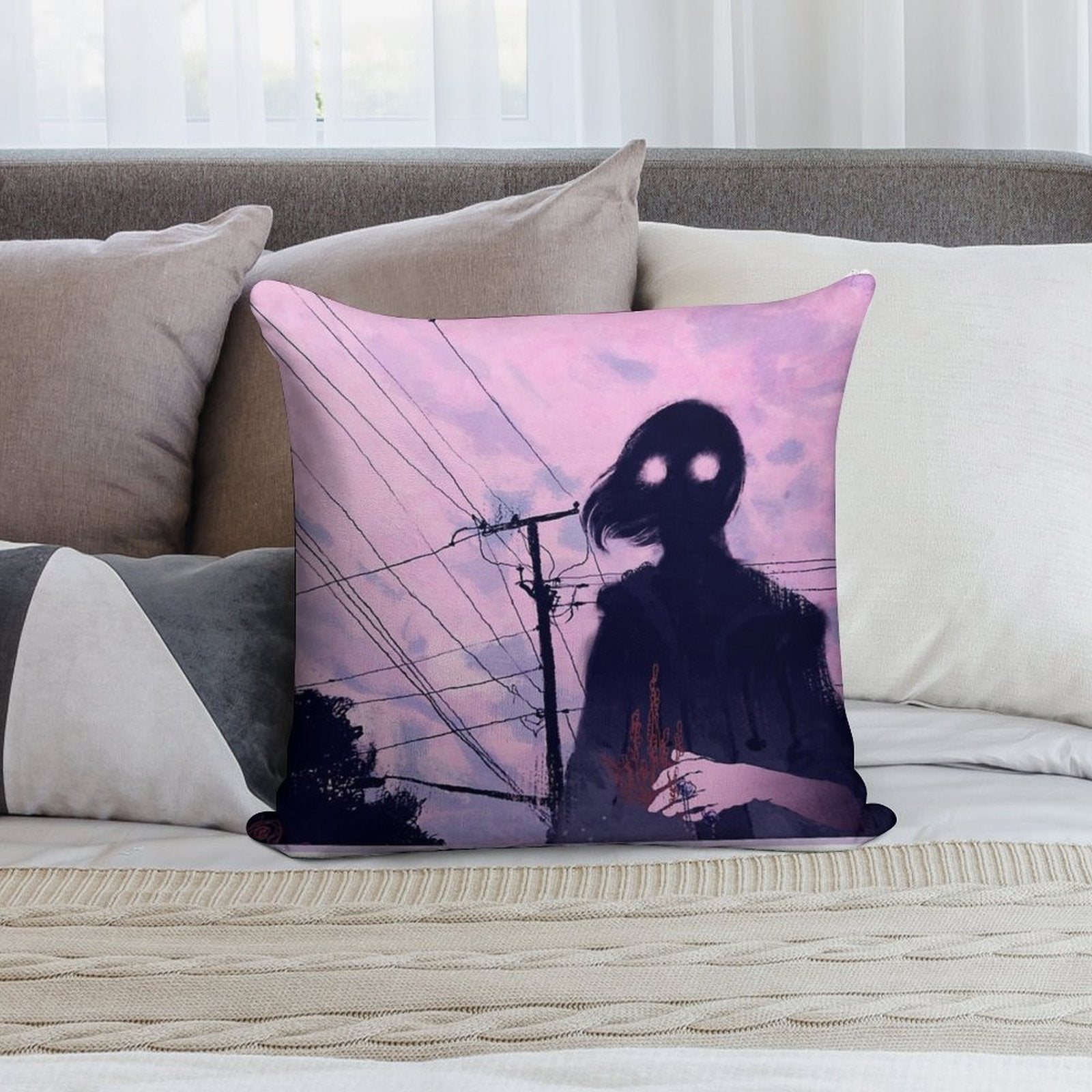 The Beginning Phase Soft Multiple Sizes Throw Pillow