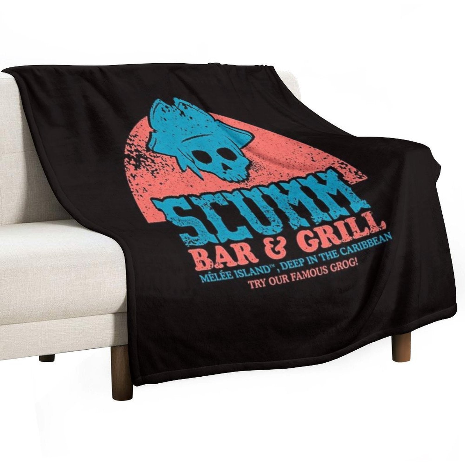 Scumm Bar Machine-washable Throw Blanket