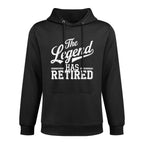 Retirement Art For Men Women Retired Dad Gag Idea Retirement Casual Wear Hoodie