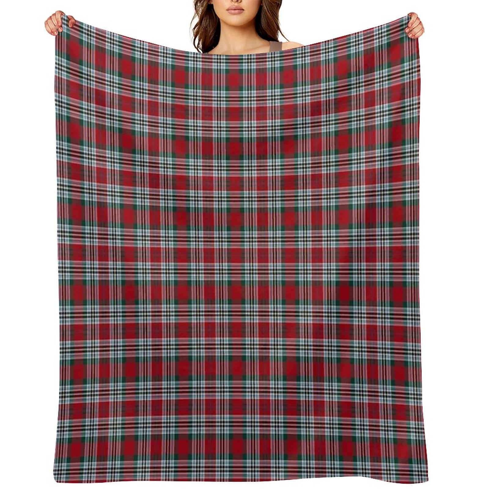 Clan Metcalf Tartan Eco-conscious Throw Blanket