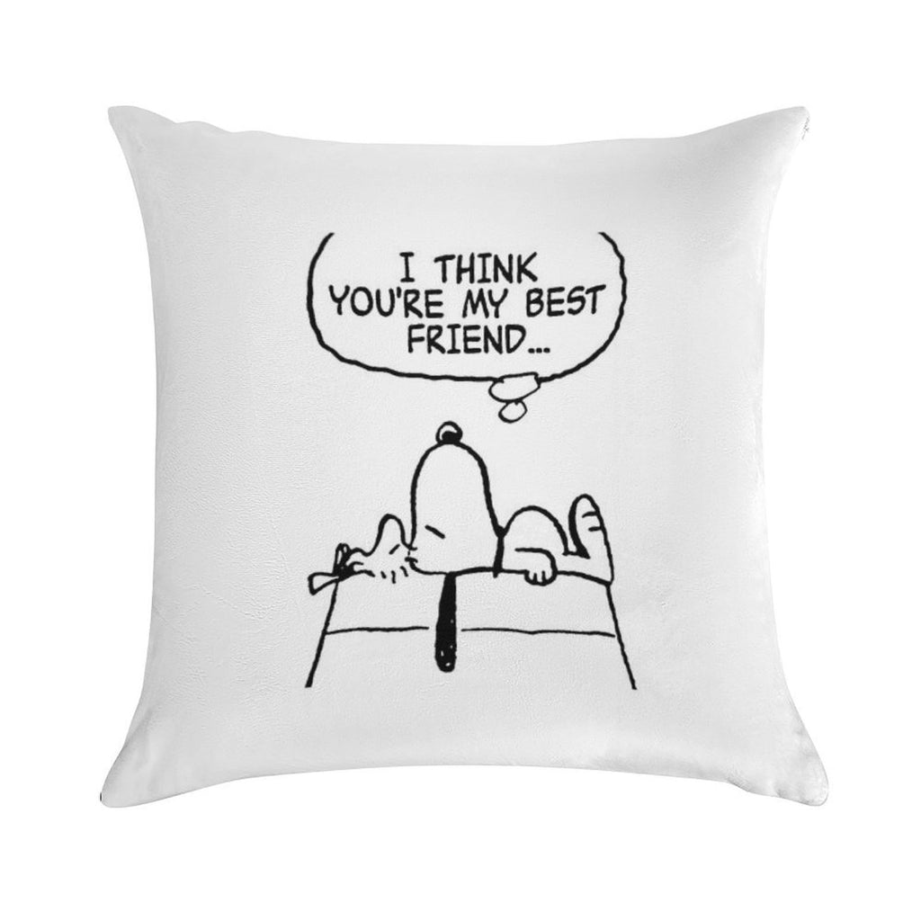 Snoopy X Woodstock X Fall Out Boy The Kids Aren't Alright Soft Easy Maintenance Throw Pillow