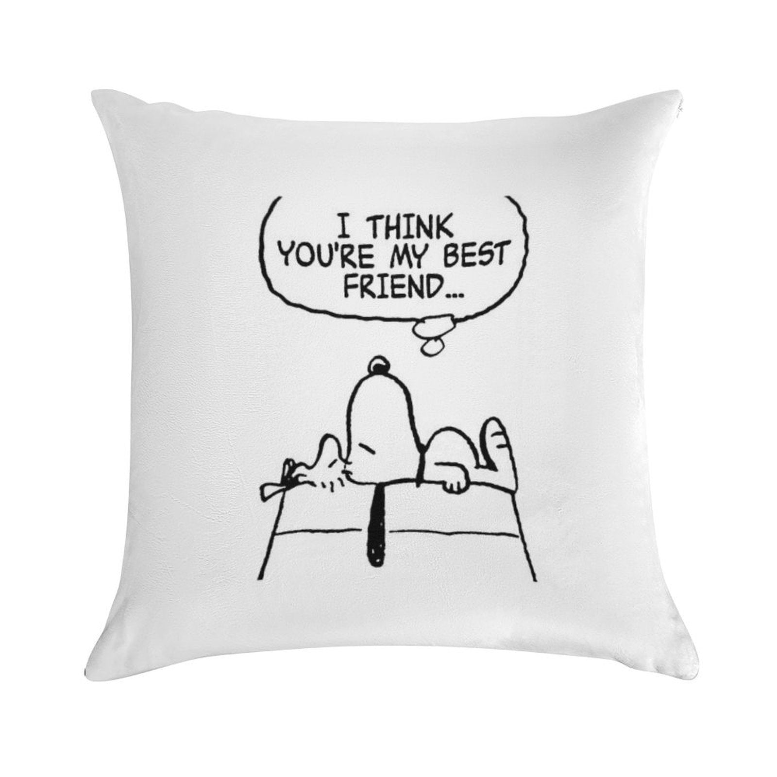 Snoopy X Woodstock X Fall Out Boy The Kids Aren't Alright Soft Easy Maintenance Throw Pillow
