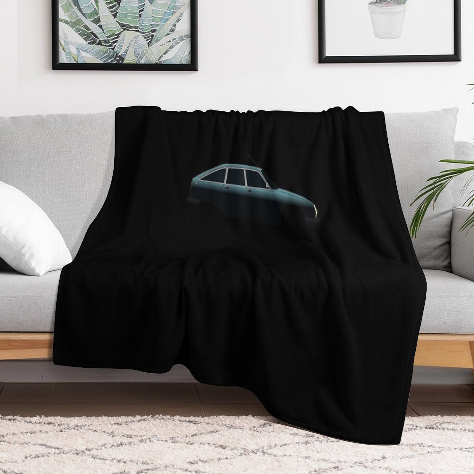 Citroën GS (1970-1979) - 'Night Cruise Series #11' Easy Care Throw Blanket