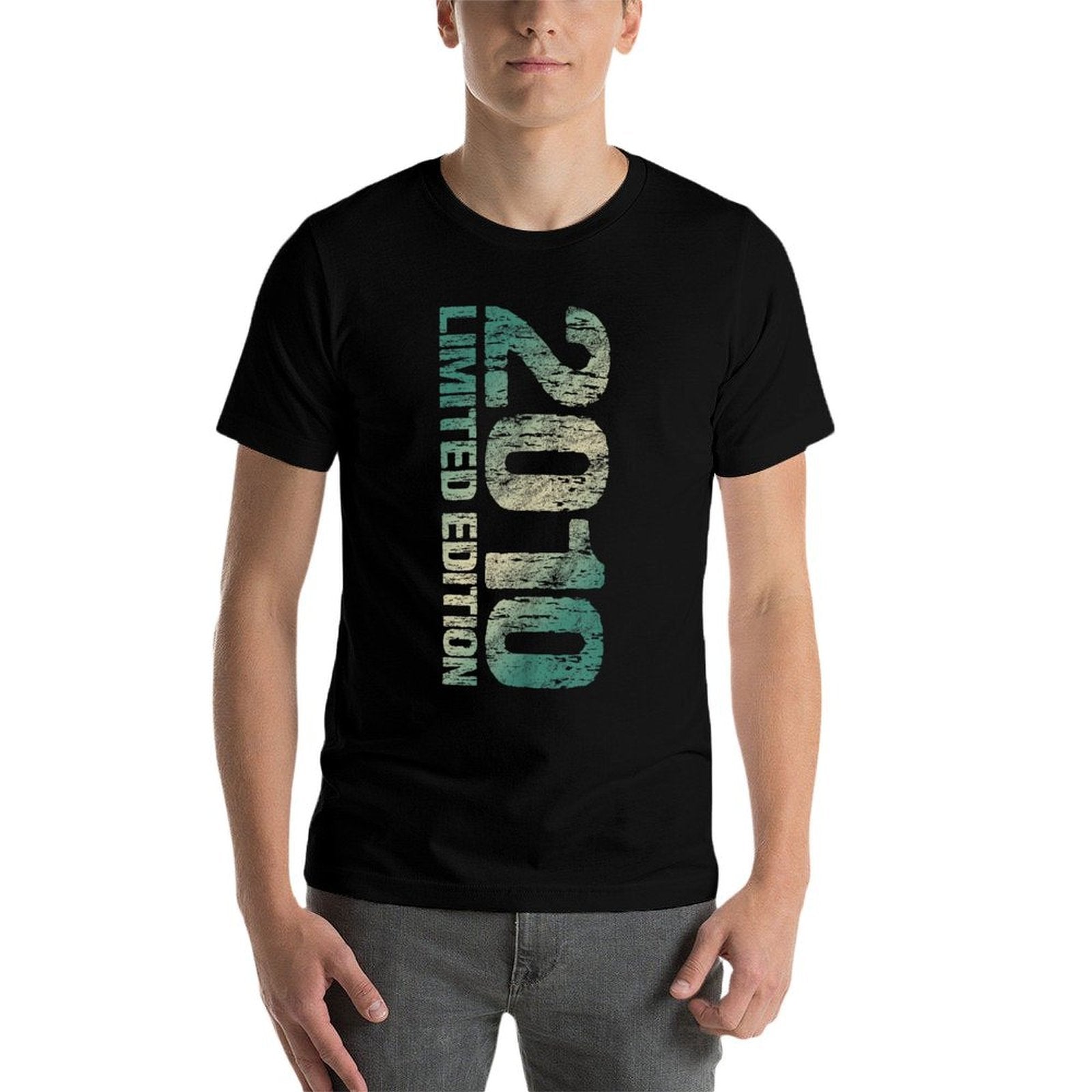 Age 15 Limited Edition 15th Birthday 2010  Oversized Silhouette T-Shirt