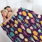 Night Forest Eco-conscious Throw Blanket