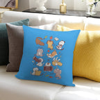 Science Kittens Soft Durable Construction Throw Pillow