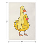 Double Duck Comfort Throw Blanket