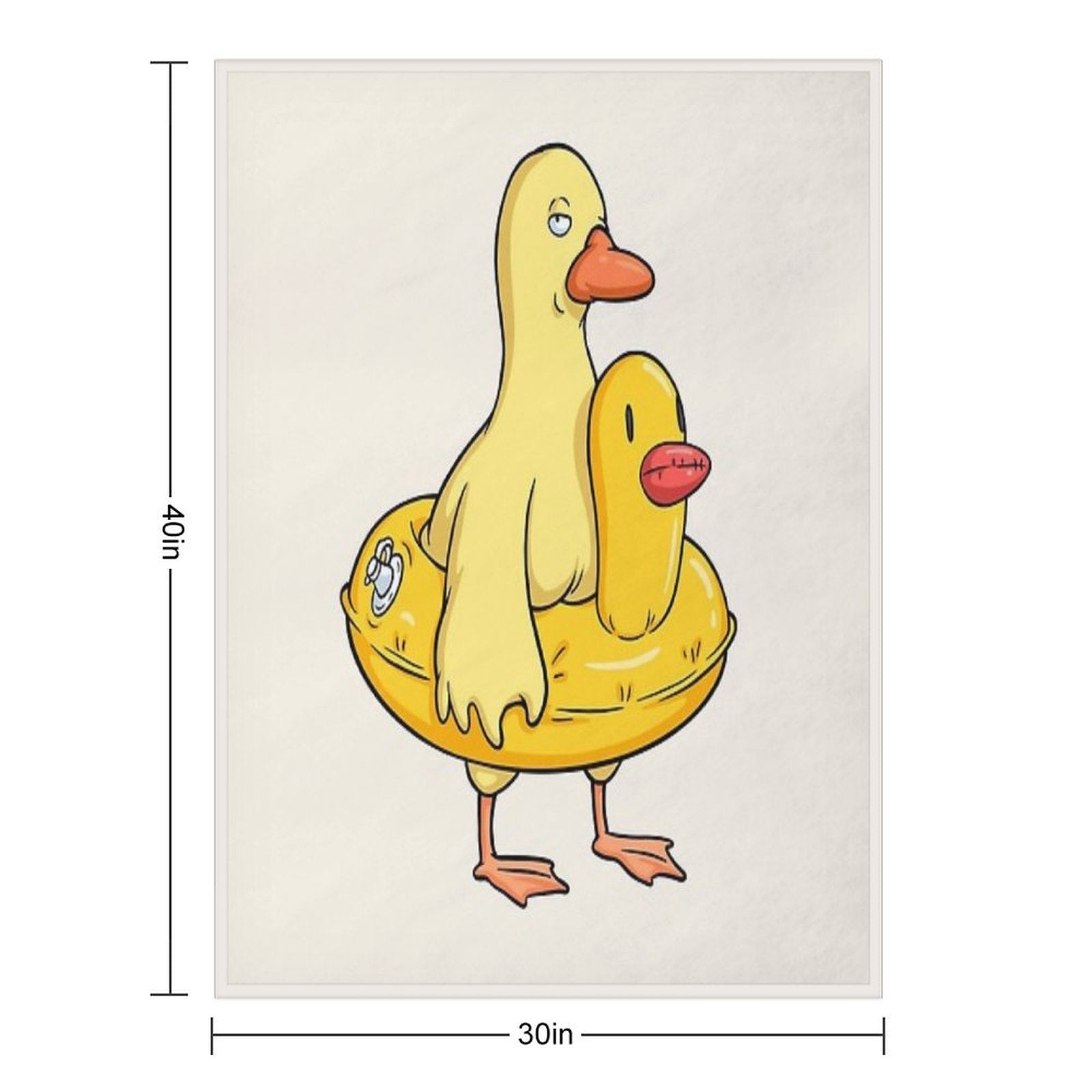 Double Duck Comfort Throw Blanket
