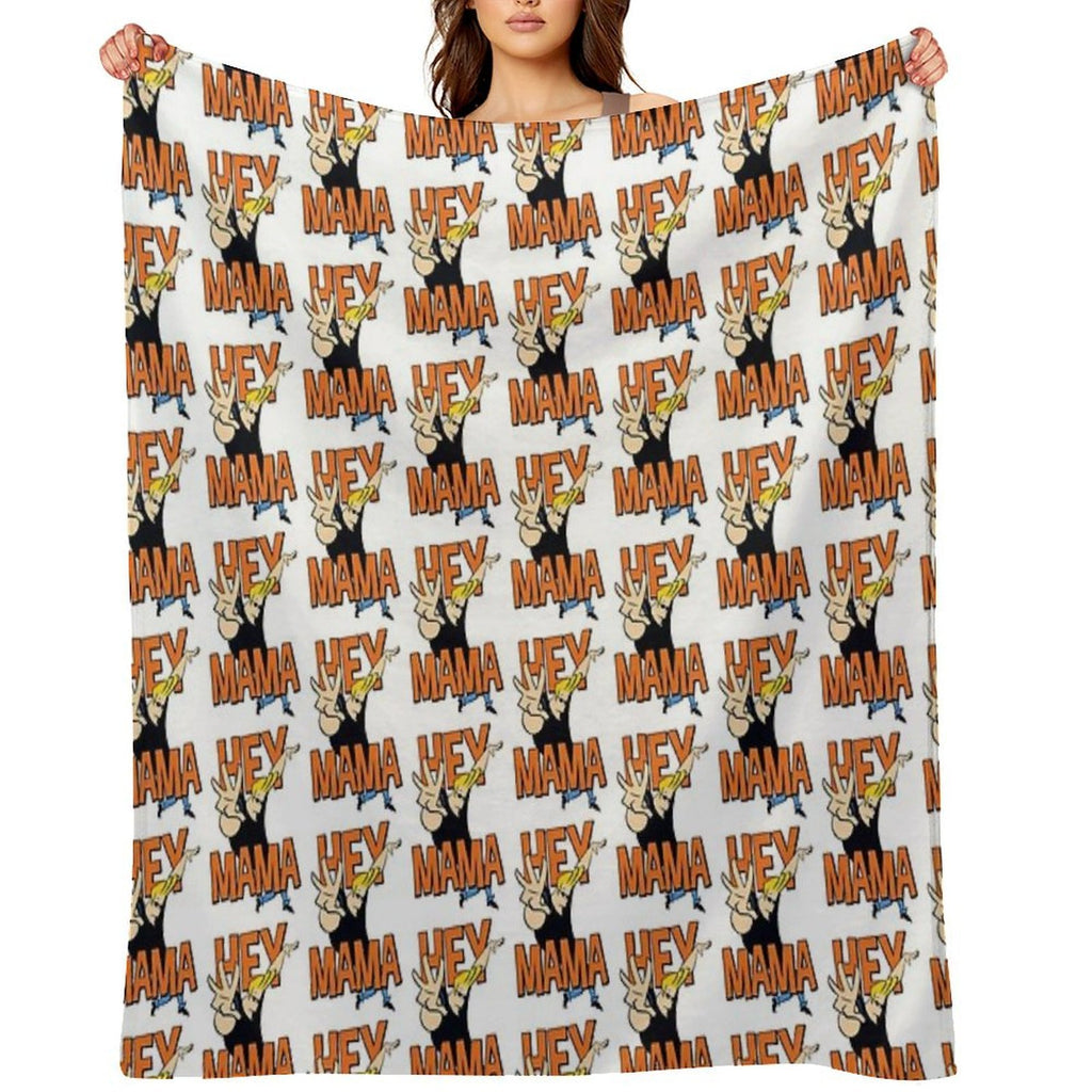 Johnny Bravo Hey Mama Juniors Multi-functional Throw Blanket