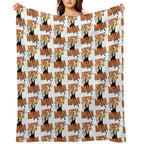 Johnny Bravo Hey Mama Juniors Multi-functional Throw Blanket