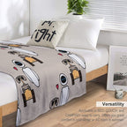 Wall-E And Eve Anti-pilling Throw Blanket