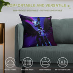 Nightmare Moon Soft Anti-Pilling Throw Pillow