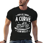 Biker Life Throws You A Curve Motorcycle Men Women  Quick-drying T-Shirt