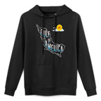 Gulf of United States of America Est 2025 USA American Flag Kangaroo Pocket Hoodie