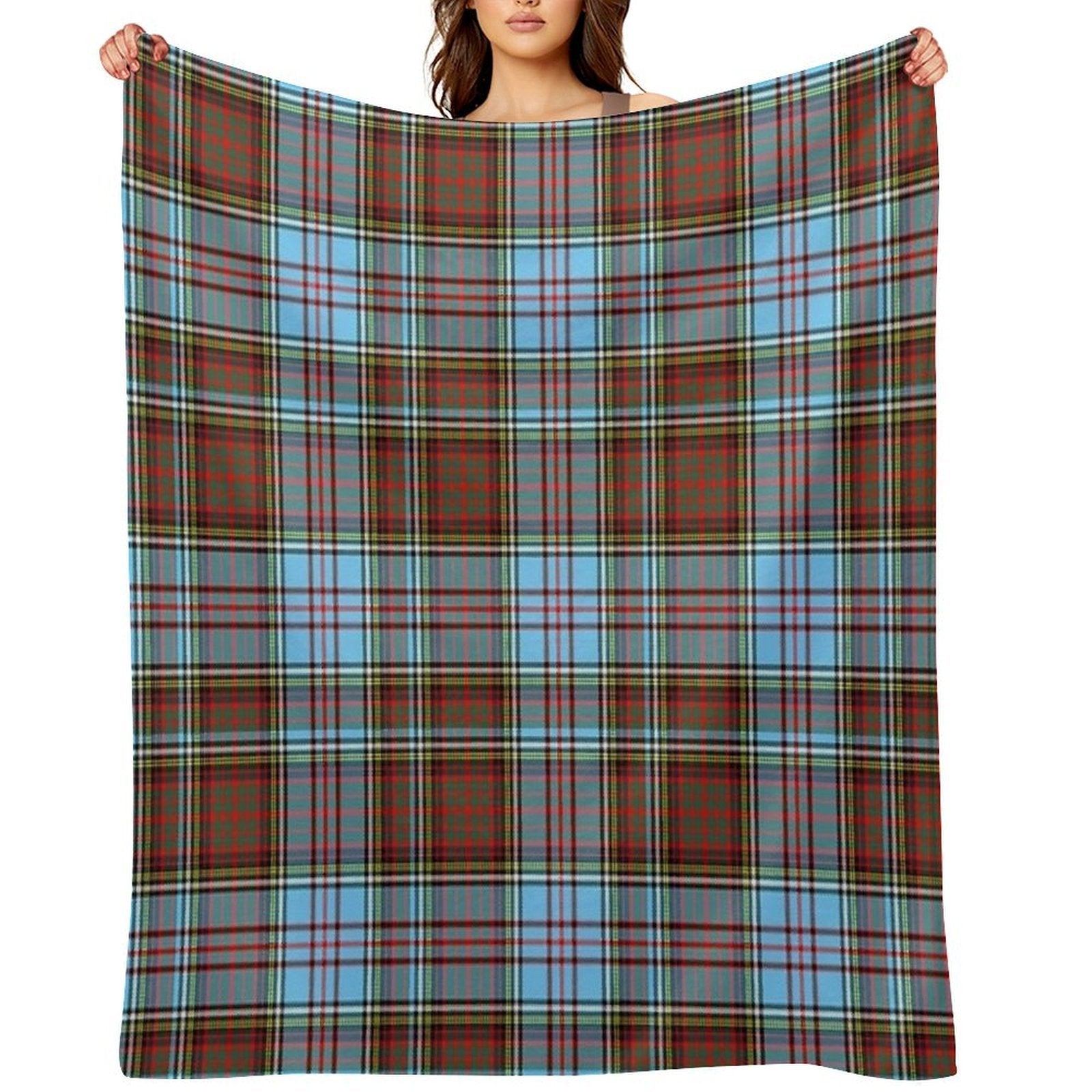 Clan Anderson Ancient Tartan Wrinkle-free Throw Blanket
