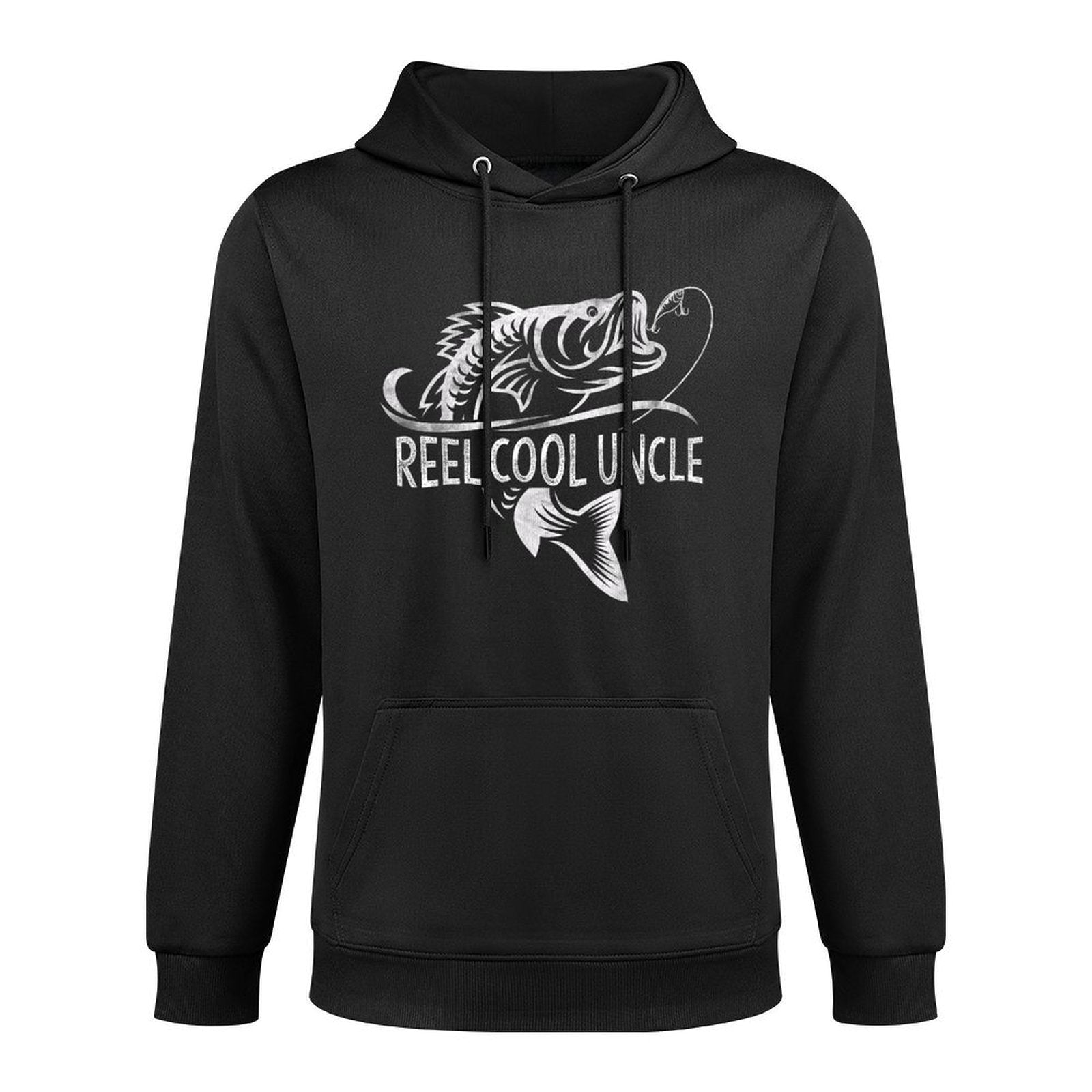 Reel Cool Uncle Fishing Gifts Uncle Father's Day Machine Washable Hoodie