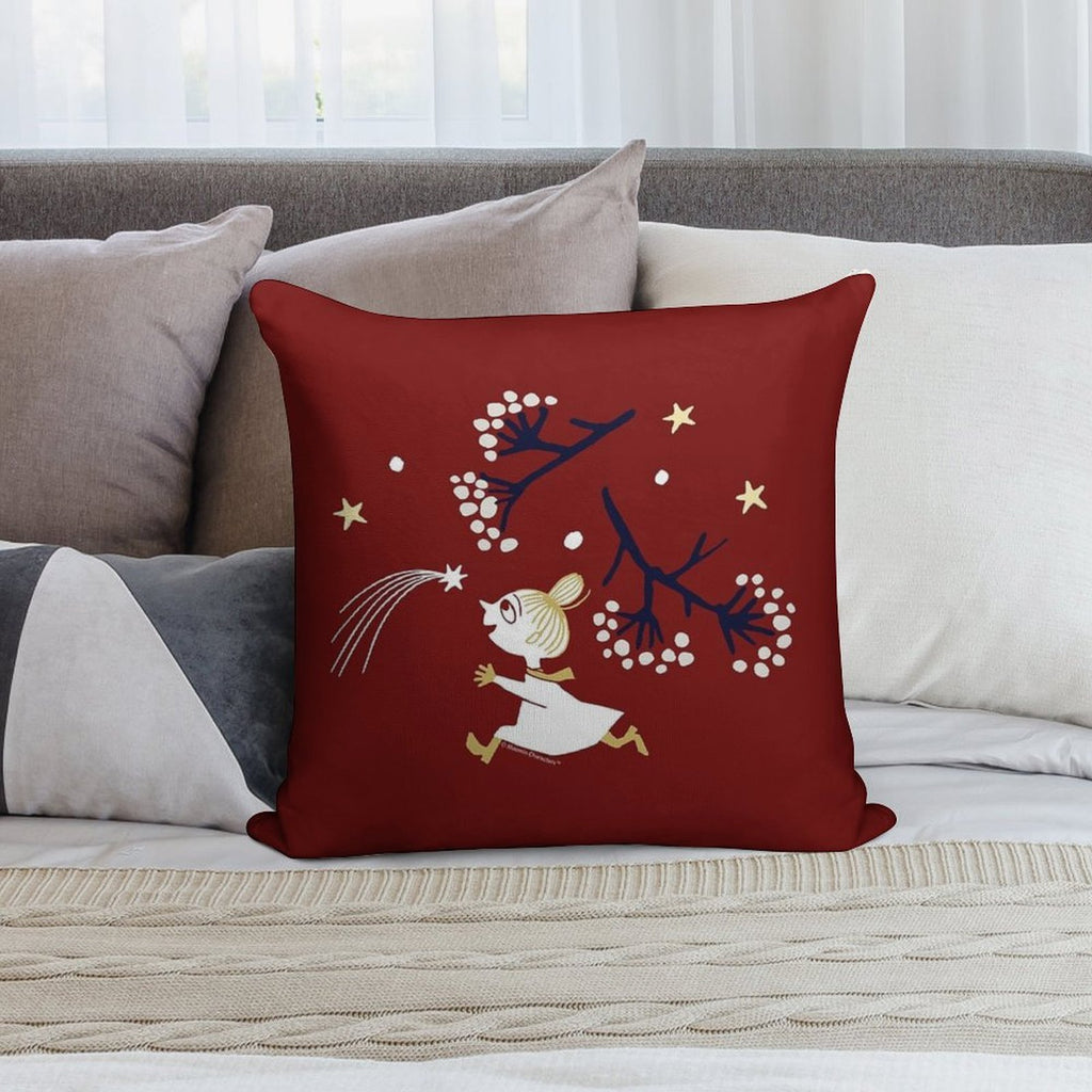 Moomin Autumn Little My Shooting Star Winter Soft Washable Throw Pillow