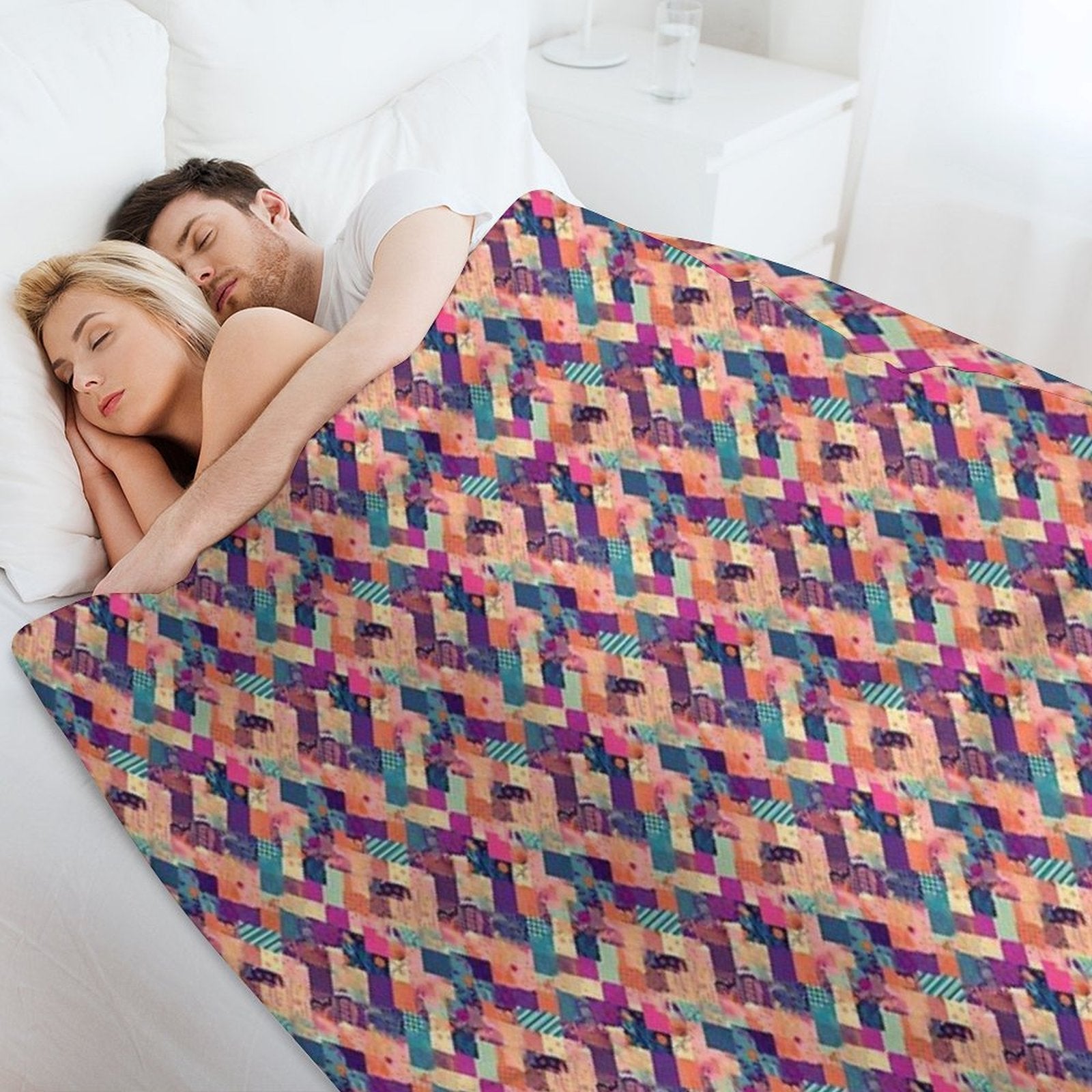 Patchwork Premium Throw Blanket