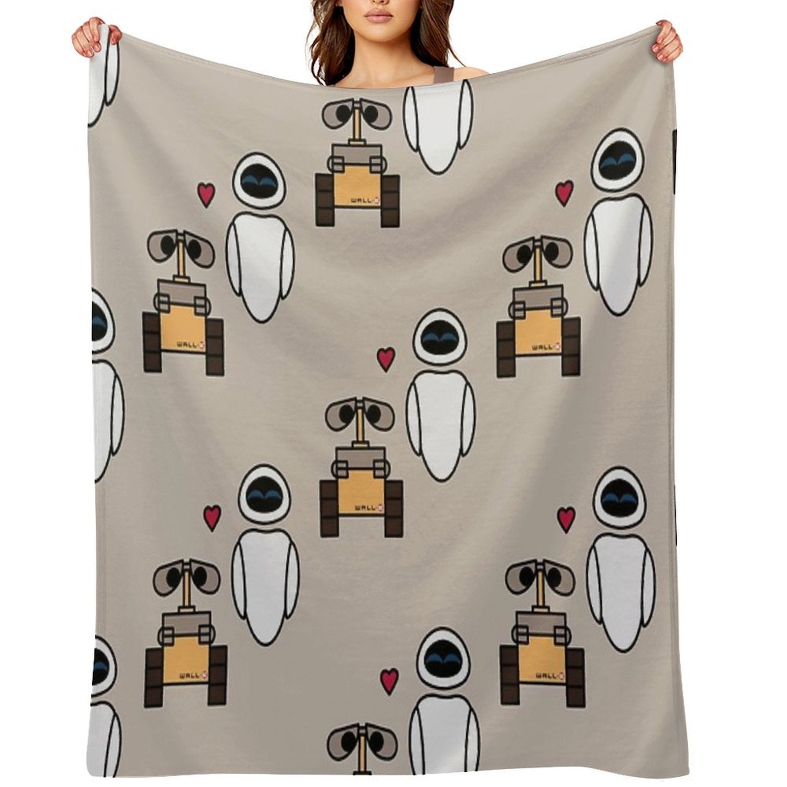 Wall-E And Eve Anti-pilling Throw Blanket