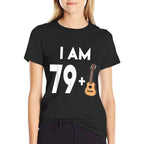 80 Years Old Guitar Player Gift 80th Birthday  Eco-friendly Material T-Shirt
