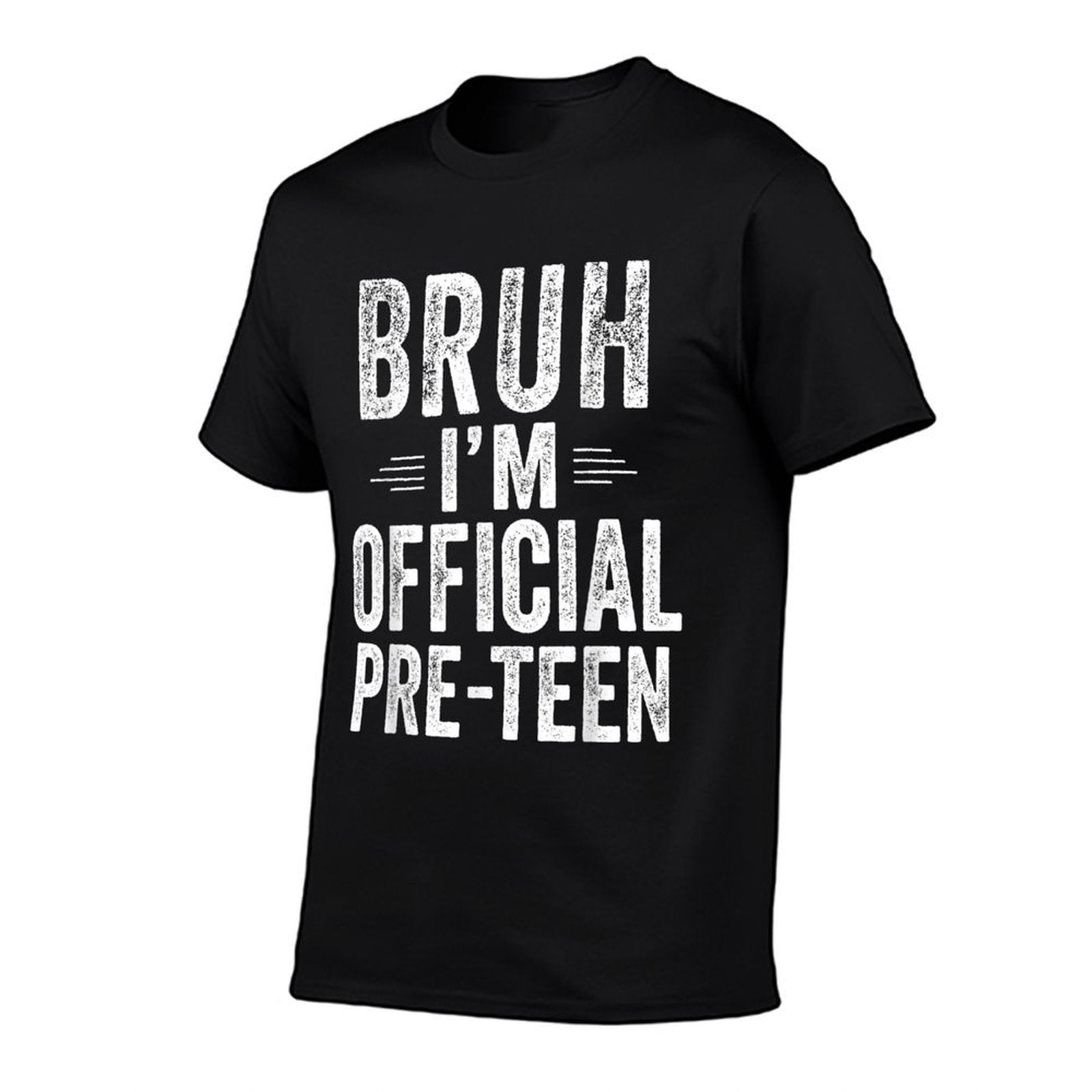 Bruh I'm Official Pre-Teen 12th Birthday Boy 12 Year Old  Rolled Sleeves T-Shirt
