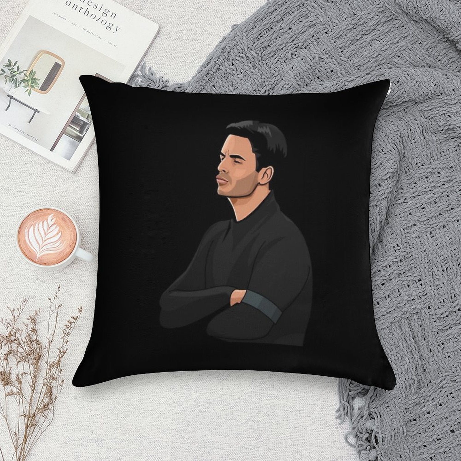 Mikel Arteta Soft Skin-Friendly Throw Pillow