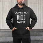 Come And Take It Texas Air Conditioner Last Stand Meme Cotton-Polyester Blend Hoodie