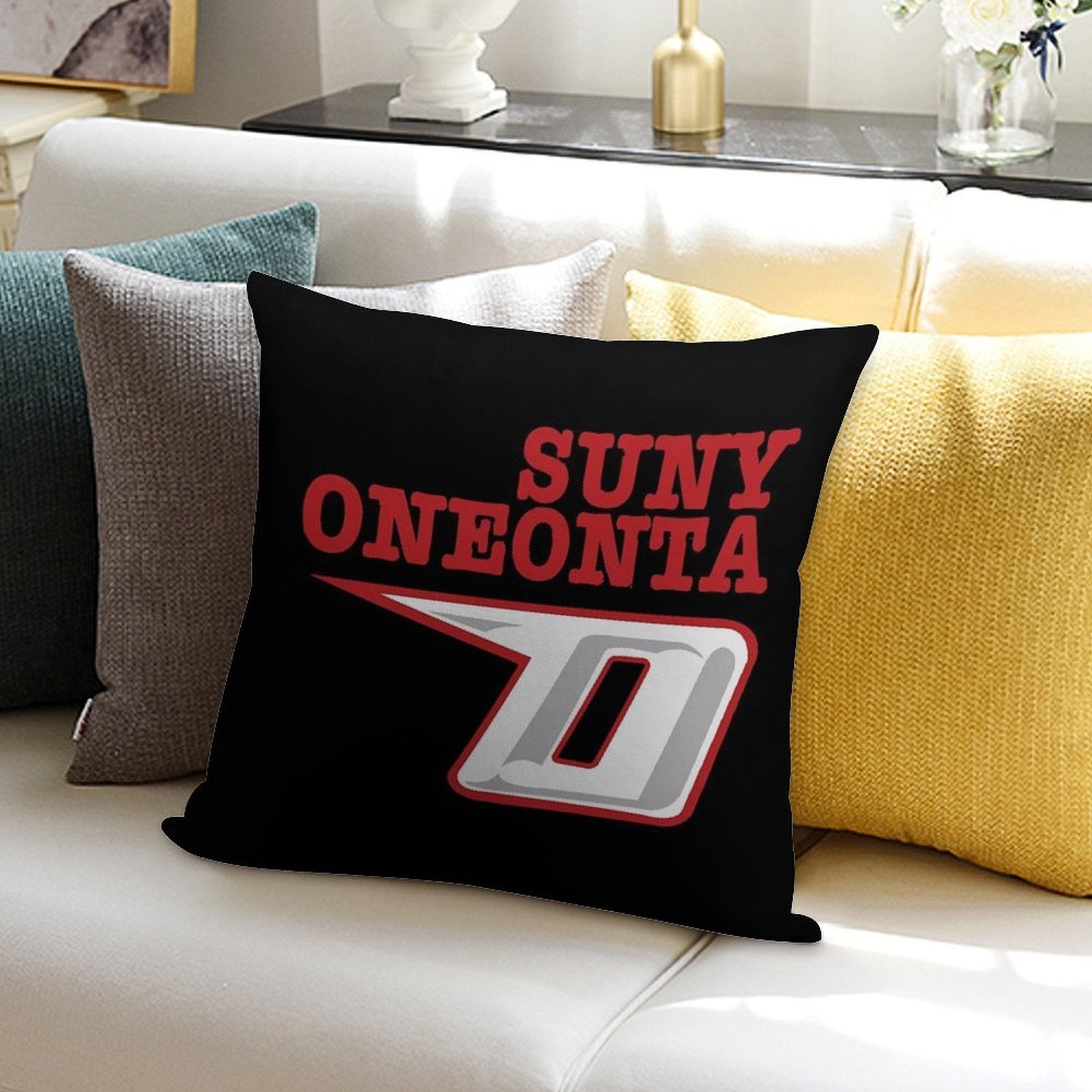 The Red Dragons, Oneonta Soft High-Density Material Throw Pillow