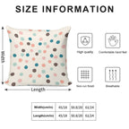 Pretty Confetti Polka Dot Pattern Soft Durable Construction Throw Pillow