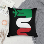 Alfa Romeo Snake  Classic T-Shirt Soft Shrink-Resistant Throw Pillow