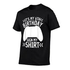 6 Years Old Boys Birthday Gamer It's My 6th Birthday Sign My Comfortable T-Shirt