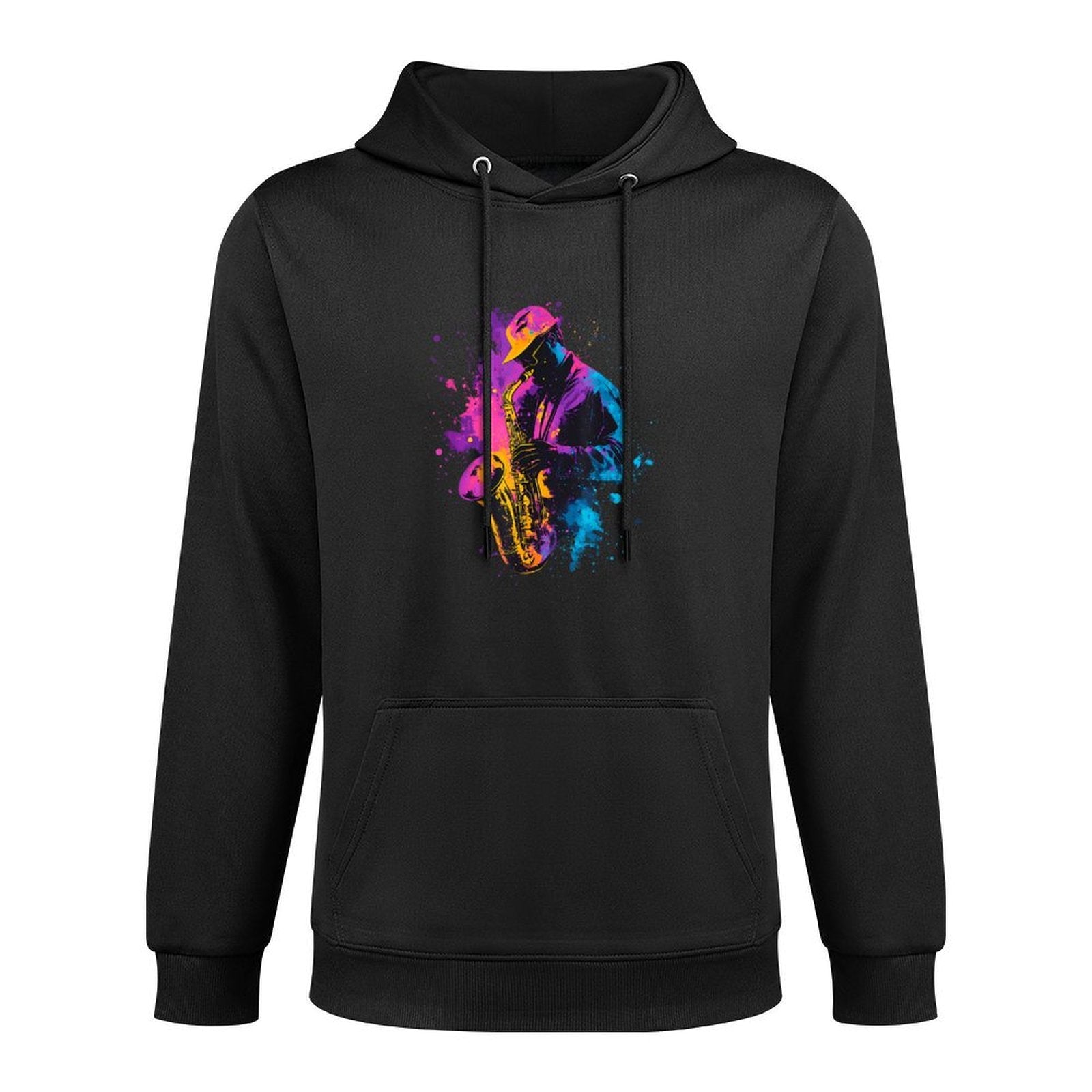 Colorful Saxophone Saxophonist Musician Music Lover Easy Care Hoodie