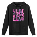 Groovy In My Junior Bridesmaid Era Wedding Bride Engagement Durable Construction Hoodie