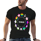 Human Pride Design - Human LGBTQ  Soft T-Shirt
