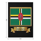 Dominica Flag Gifts, Stickers & Products - Named Lightweight Throw Blanket