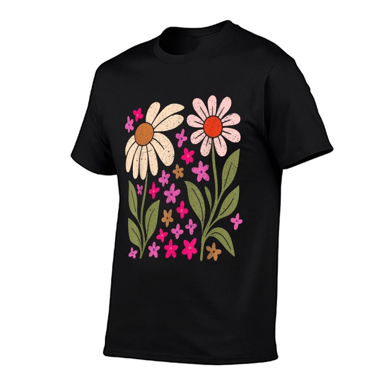 Boho Nature Flower Wildflowers Floral Flower Power Comfortable T-Shirt