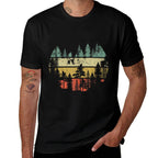 Wildlife Trees Outdoors Nature Retro Forest  Quick-drying T-Shirt