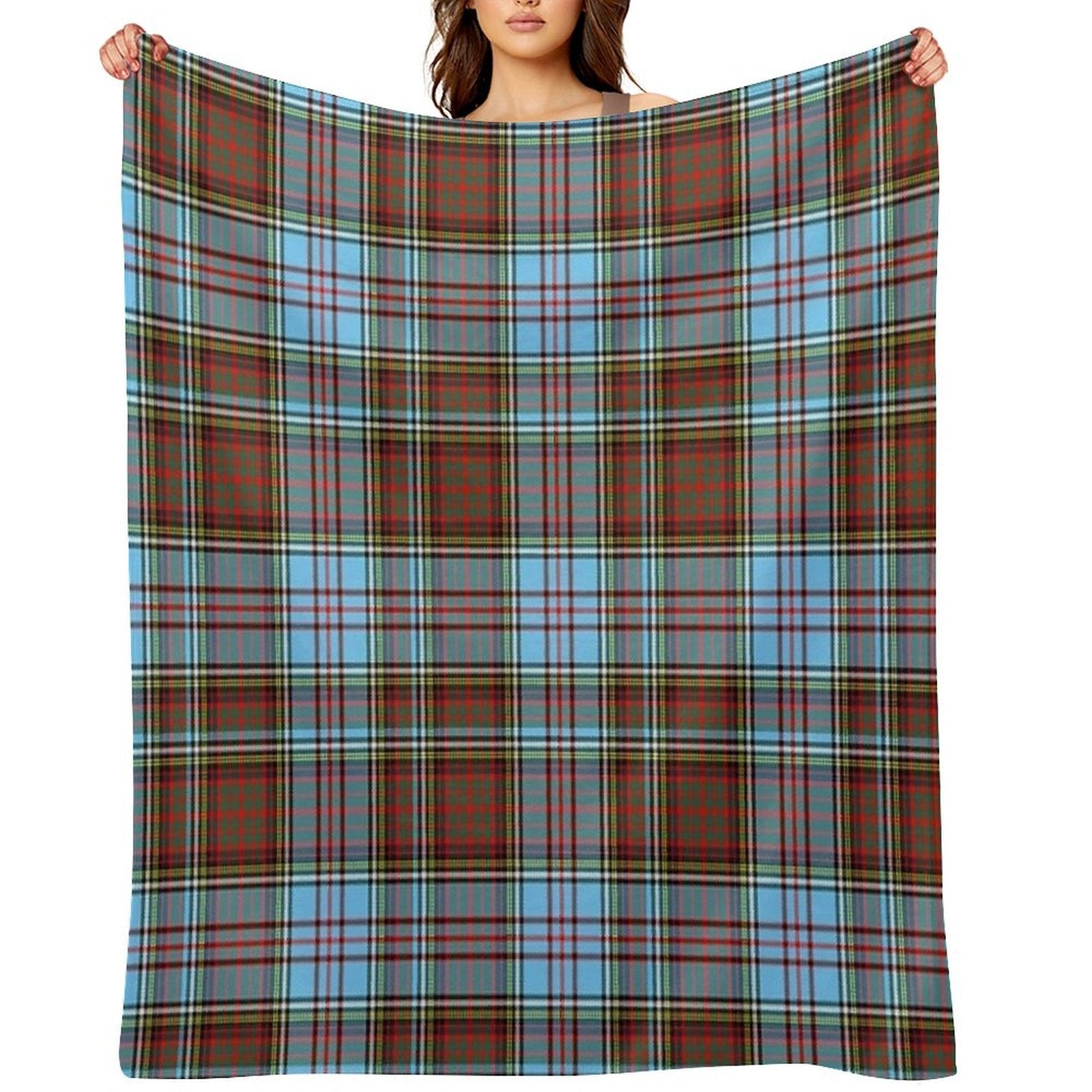 Clan Anderson Ancient Tartan Wrinkle-free Throw Blanket