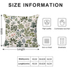 Herbarium Bright Soft Shrink-Resistant Throw Pillow