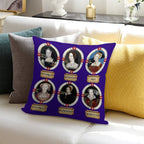 The Six Wives. Soft Washable Throw Pillow