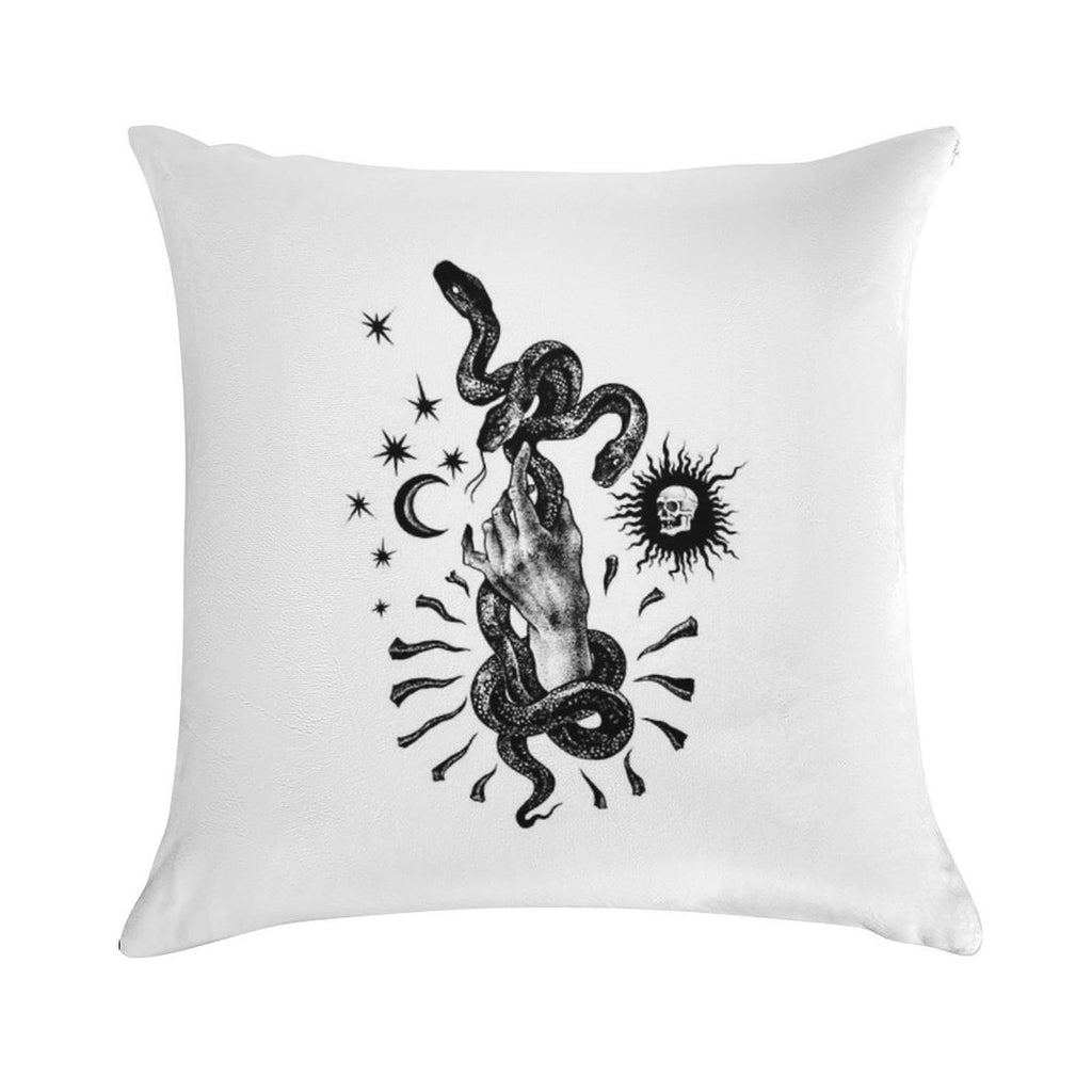 Martial Snake Soft Multiple Sizes Throw Pillow