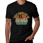 21 Year Old Bowler Bday Party 21st Birthday Bowling  Relaxed-fit T-Shirt