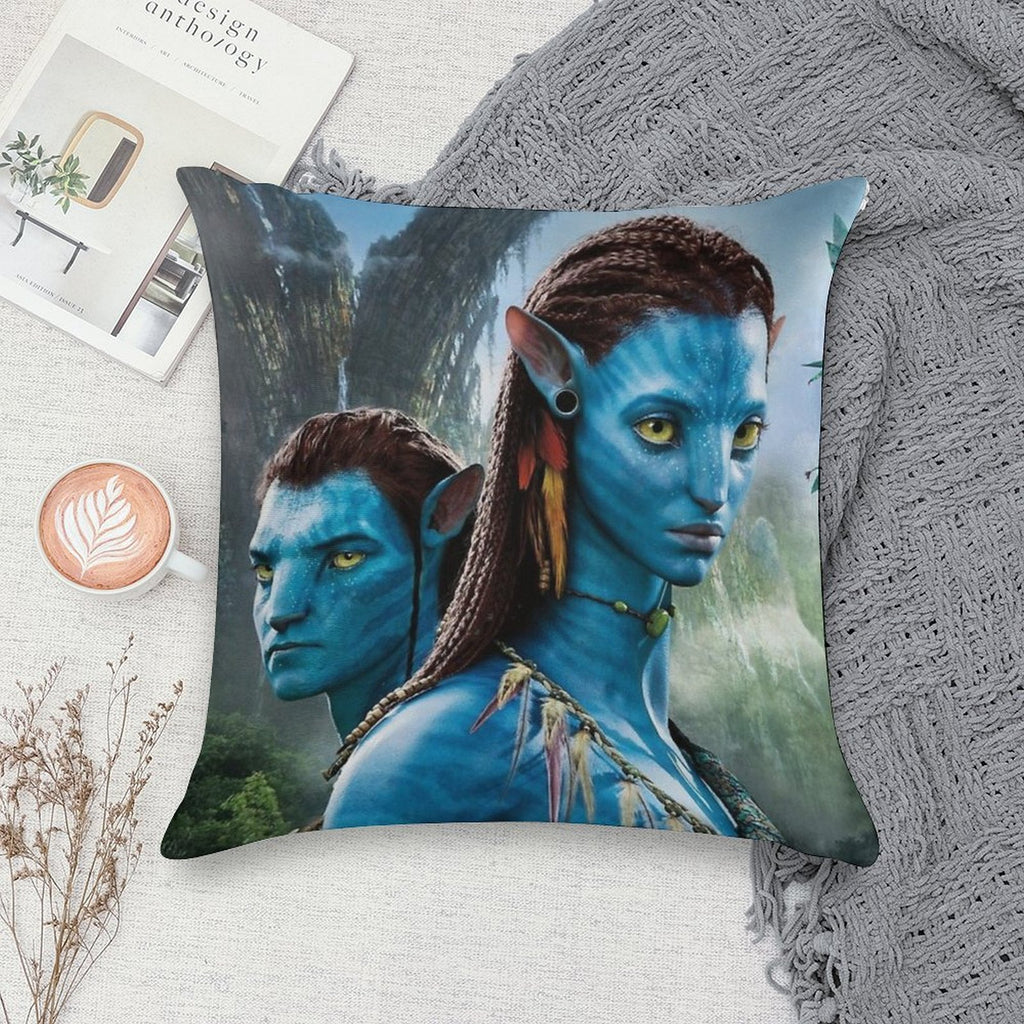 Avatar Print Soft Multiple Sizes Throw Pillow