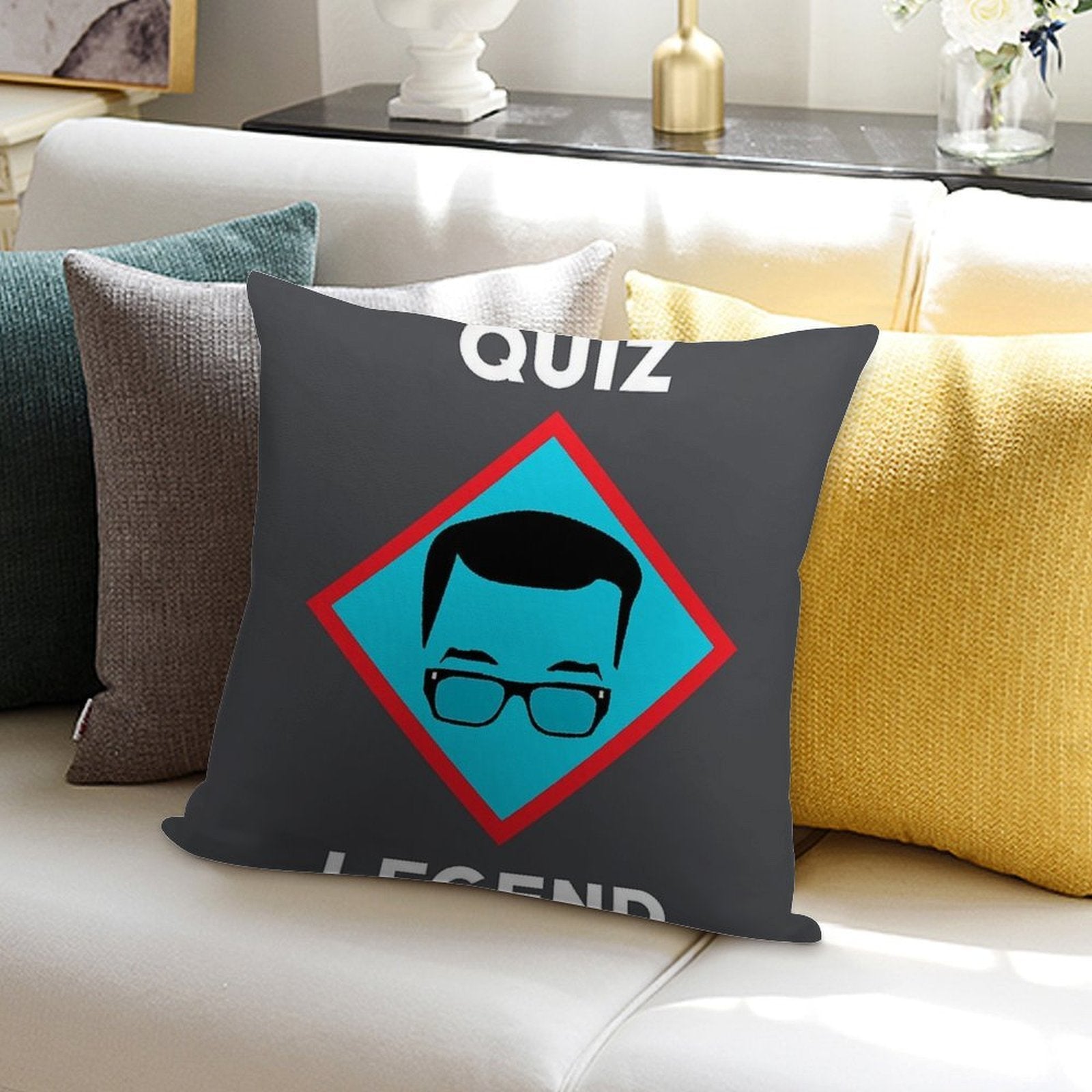 Richard Osman Soft Warmth Comfort Throw Pillow