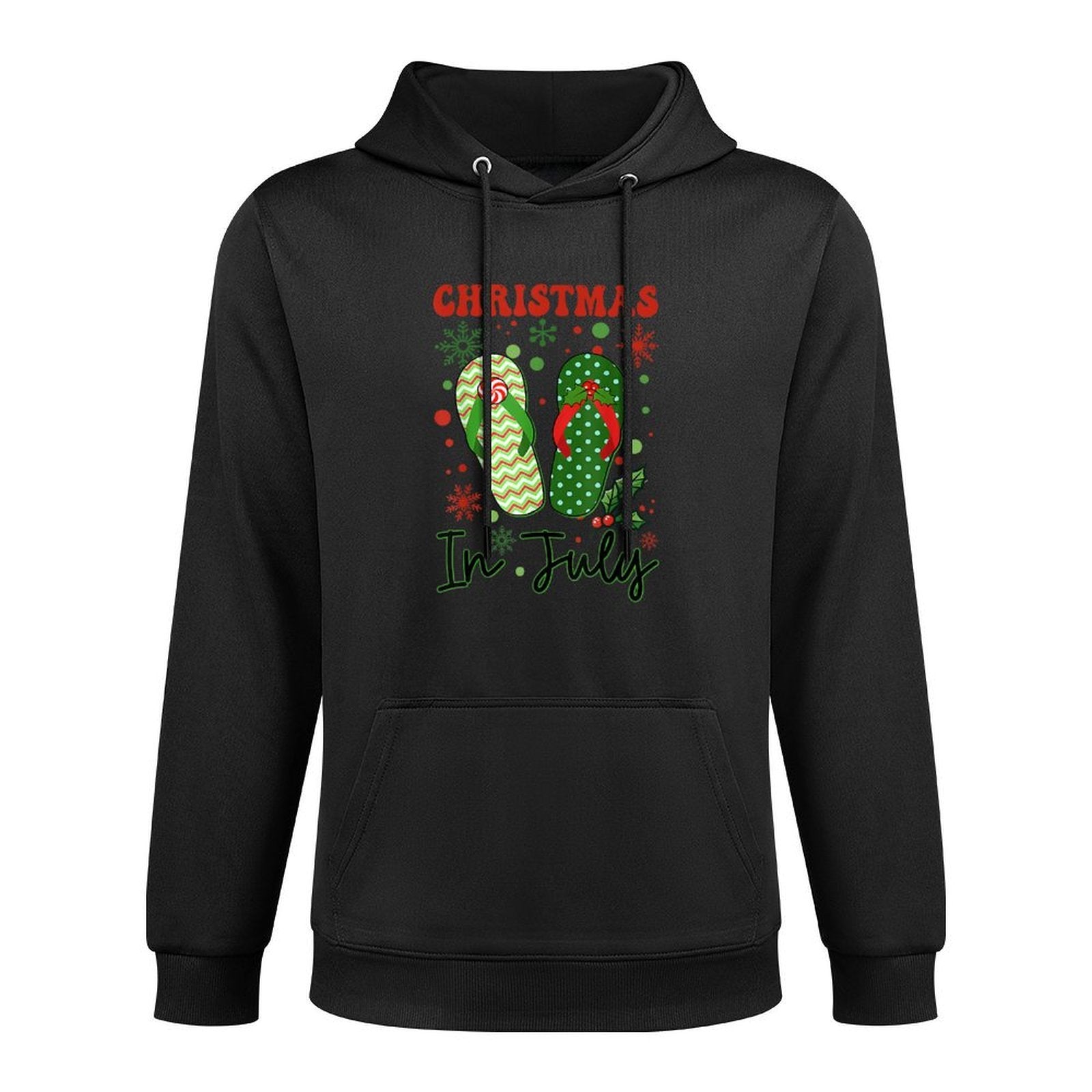 Christmas In July Flip Flops Xmas Flip Flops Summer Holiday Layering Staple Hoodie