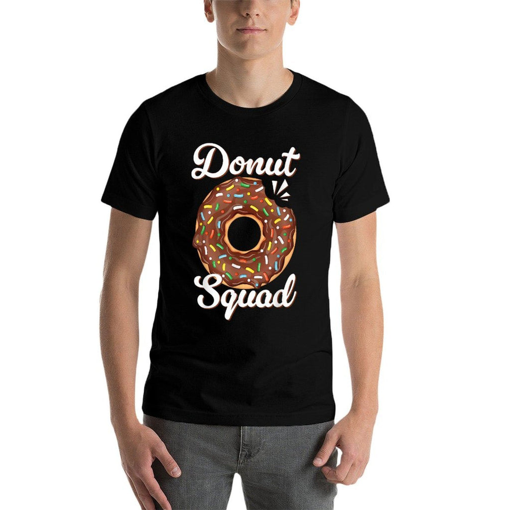 Donut Squad Chocolate Doughnut Sprinkle Birthday Kids Boys  Affordable Price T-Shirt