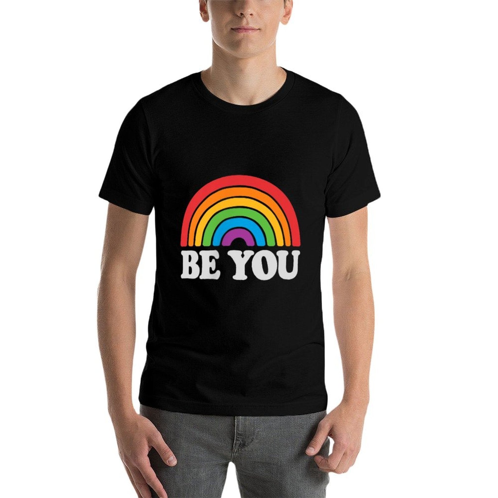 LGBTQ Be You Pocket Gay Pride LGBT Ally Rainbow Vintage  Quick-drying T-Shirt